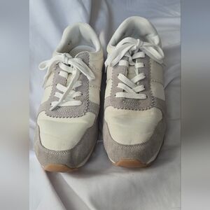 J. Crew Nylon Striped Leather City Sneaker Size Women's 8.5